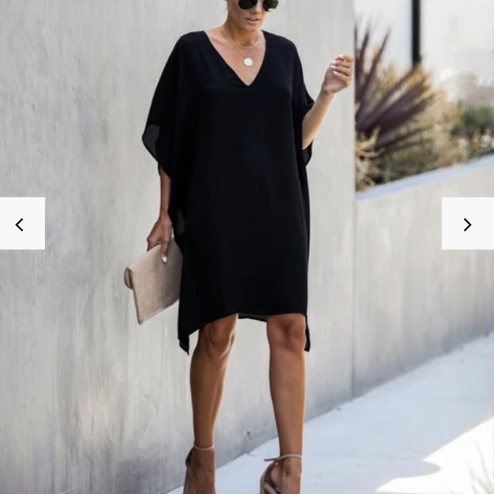 Vici Black V-Neck Dress